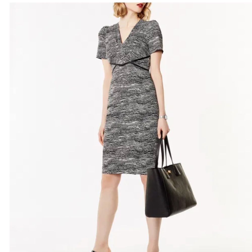 KAREN MILLEN V-Neck Pencil Dress One Piece